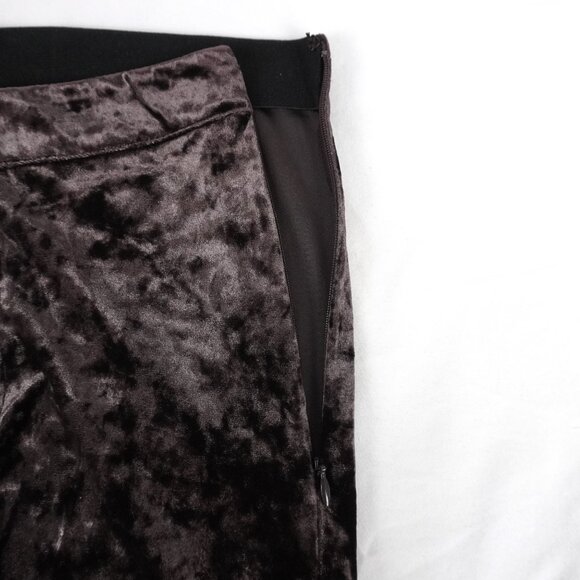 ba&sh Lolita Crushed Velvet Bootcut Flared Bottoms in Brown - Size 34 (NWT) - Picture 6 of 12